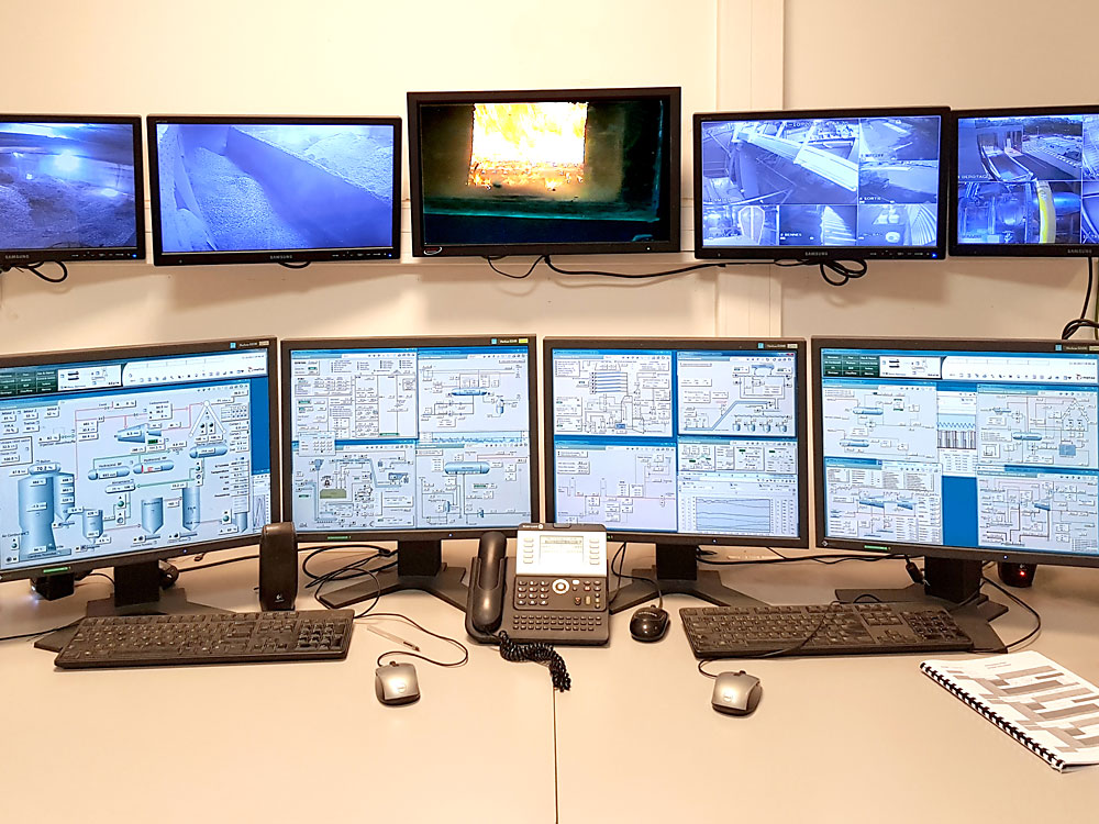 poste-controle-centrale-cogeneration Poste de contrôle d’une centrale de cogénération